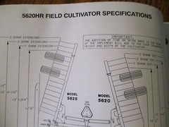 Krause 5600HR Series 5620 &5625 Field Cultivator Parts & Assembly Manual 1998