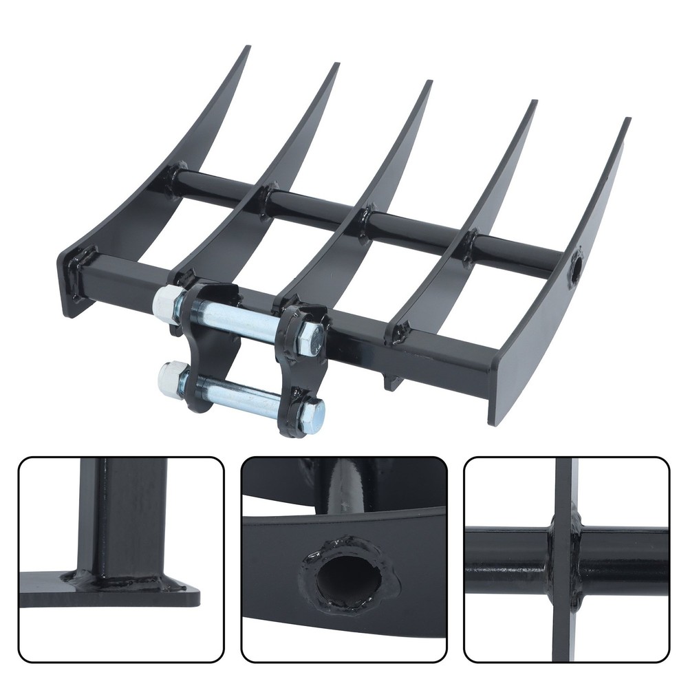For Mini Excavators Excavator Attachment Rake Attachments Tools