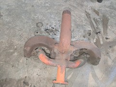 Case 411 Tractor 251 Engine Original Exhaust & Intake Manifold Ji Case Part