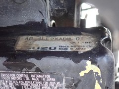 205 Isuzu 4LE2 Turbo Diesel Engine RUNS MINT! LOW HOURS! VIDEO! 4LE2T