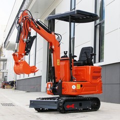 FREE SHIP 1Ton Mini Excavator B&S 13.5HP Crawler Hydraulic Digger