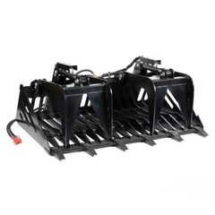 Titan Attachments 72″ Skeleton Rock Grapple Rake Quick Tach Bucket Loader