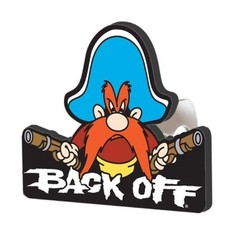 Plasticolor 002231R01 Yosemite Sam Back Off Hitch Cover, 1.25 Inch