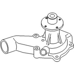74007551 New Combine Water Pump w/o Pulley Fits Gleaner F2 G K2 M M2 M3