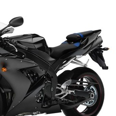 Black Blue Driver Rider Passenger Seat Fits for Yamaha YZF R1 2004 2005 2006