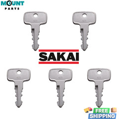 5 Fits Sakai 974 Roller Asphalt Compactor & Compaction Equipment Ignition Keys