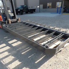 Dozer blade root rake, 10 FT wide, 2200 lbs steel NEW, USA Attachments