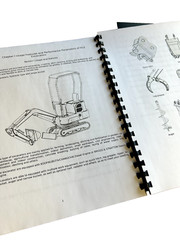 1-Ton Mini Excavator Compact Track Hoe AGT QH12 Operation & Maintenance Manual