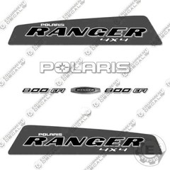Fits Polaris Ranger 800 4X4 Decal Kit UTV – GREY – 7 YEAR 3M VINYL!