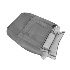 Passenger Side Bottom Top Cloth Seat Cover Nissan Frontier 2005-2019 Steel Gray