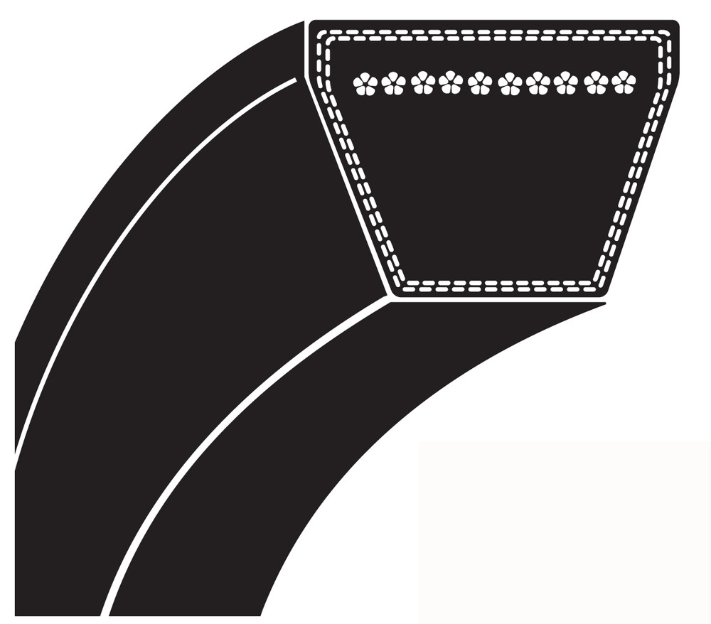 4 METRIC BELTS A151908700 FOR KUBOTA DM2028, DM2032, TAARUP 2600 SERIES 3100mm