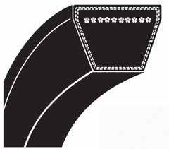 4 METRIC BELTS A151908700 FOR KUBOTA DM2028, DM2032, TAARUP 2600 SERIES 3100mm