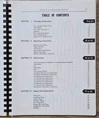 1955 Cummins 150kw Generator Operation, Maintenance, Parts Manual