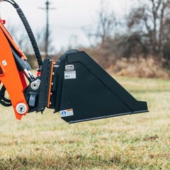 Titan Attachments Hydraulic Tilt Mount Plate for Skid Steers, 25 Degree Tilt