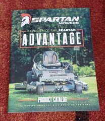 New SPARTAN 2024 DEALER CATALOG BOOK LAWN MOWERS COMMERCIAL GRADE Book PROMO