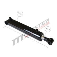 Hydraulic Cylinder Welded Double Acting 3.5″ Bore 16″ Stroke Cross Tube 3.5×16
