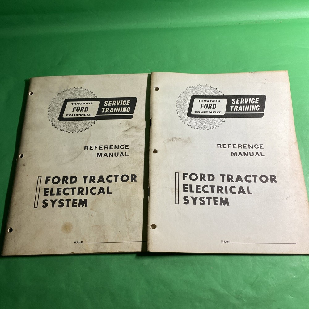 Heavy Equipment: FORD Tractor Electrical System Reference Manual / CAM