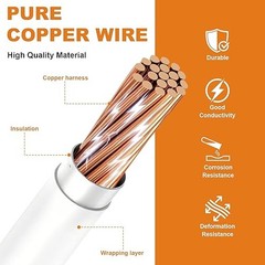 16AWG 5FT 4 Prong Trailer Wiring Harness Plug Female end Repl Style: 16AWG-5FT