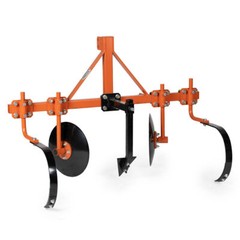 Titan Attachments Orange 60″ Adjustable Disc Bedder, Category 1, 3 Point QH1