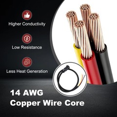 14 AWG Aux Cable for John Deere Round Baler 457 458 467 468 567 568 RE37651