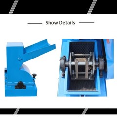 Hammer Glass Crusher Stone Breaker Crushing Machine 220V with 8&10&15mm Screen