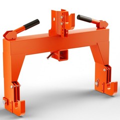 Quick Hitch 3 Point With 2″ Receiver For CAT 1 Tractor 5-Level Adjustable Bolt