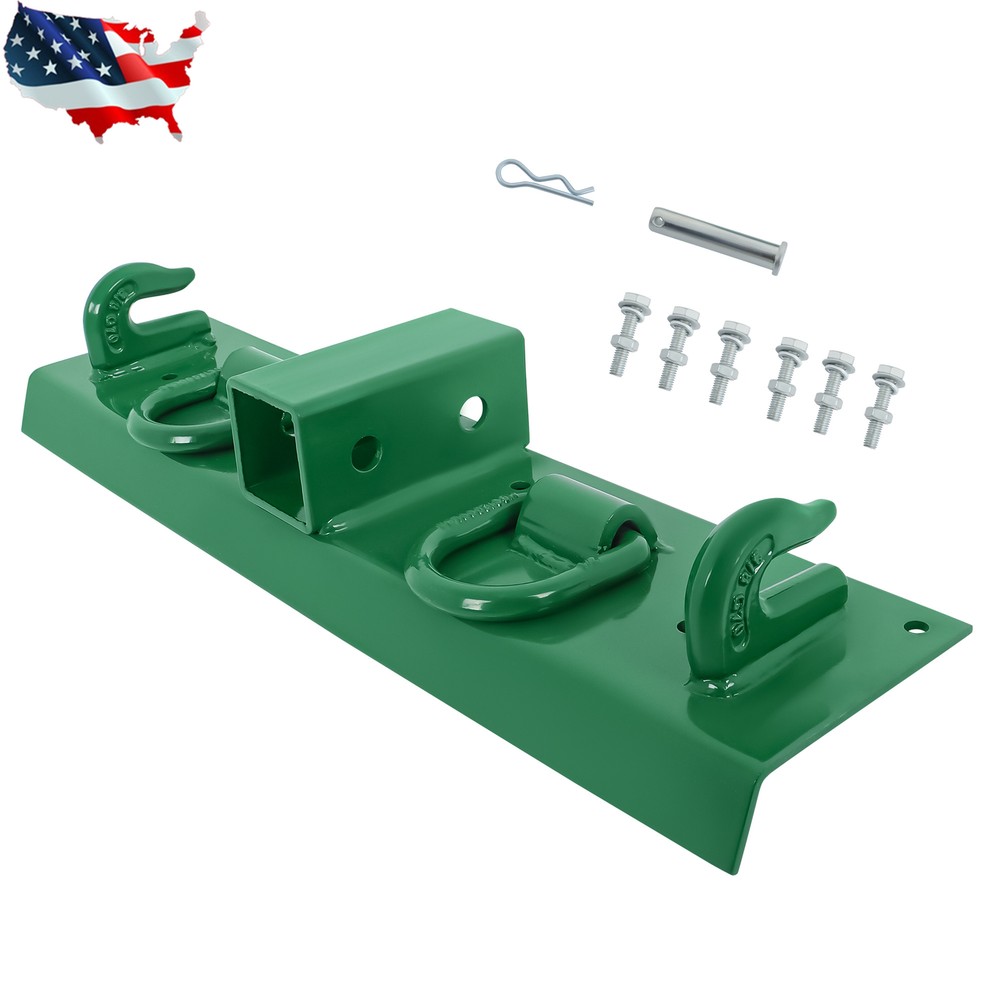 Hooks & D Rings & 2″ Receiver Bolt on Grab 1025R For John Deere Compact Tractor