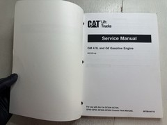 CAT Caterpillar Service Manual – GM 4.3L and G6 Gasoline Engine (2003)