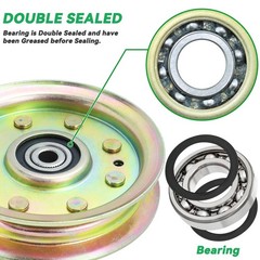 POSEAGLE 2 Pack 175820 Idler Pulley Replaces A10 2×175820, 2×175820