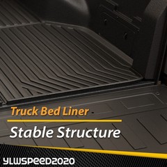 5FT Truck Bed Mat Liner Fit for 2005-2023 Toyota Tacoma Double Cab All Weather