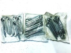Zoro 1/2″ x 4″ Cotter Pin Low Steel Zinc Plated 2UHV9 [Lot of 30] NOS