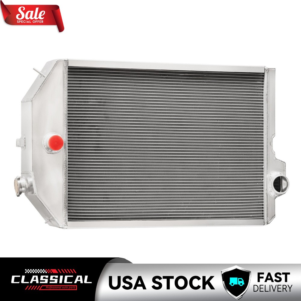 4 Row 70mm Aluminum Radiator For John Deere 4440 Tractor # RE21897 AR79501.