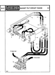 Tractor Service Parts Manual Fits Thomas T-173 Skid Steer LK000101 To LK00055