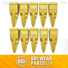 119-3204 CAT Style J200 Backhoe Bucket Shank & 1U3202TL Bucket Teeth w/ Pins -10