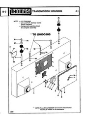 Tractor Service Parts Manual Fits Thomas T-173 Skid Steer LK000101 To LK00055
