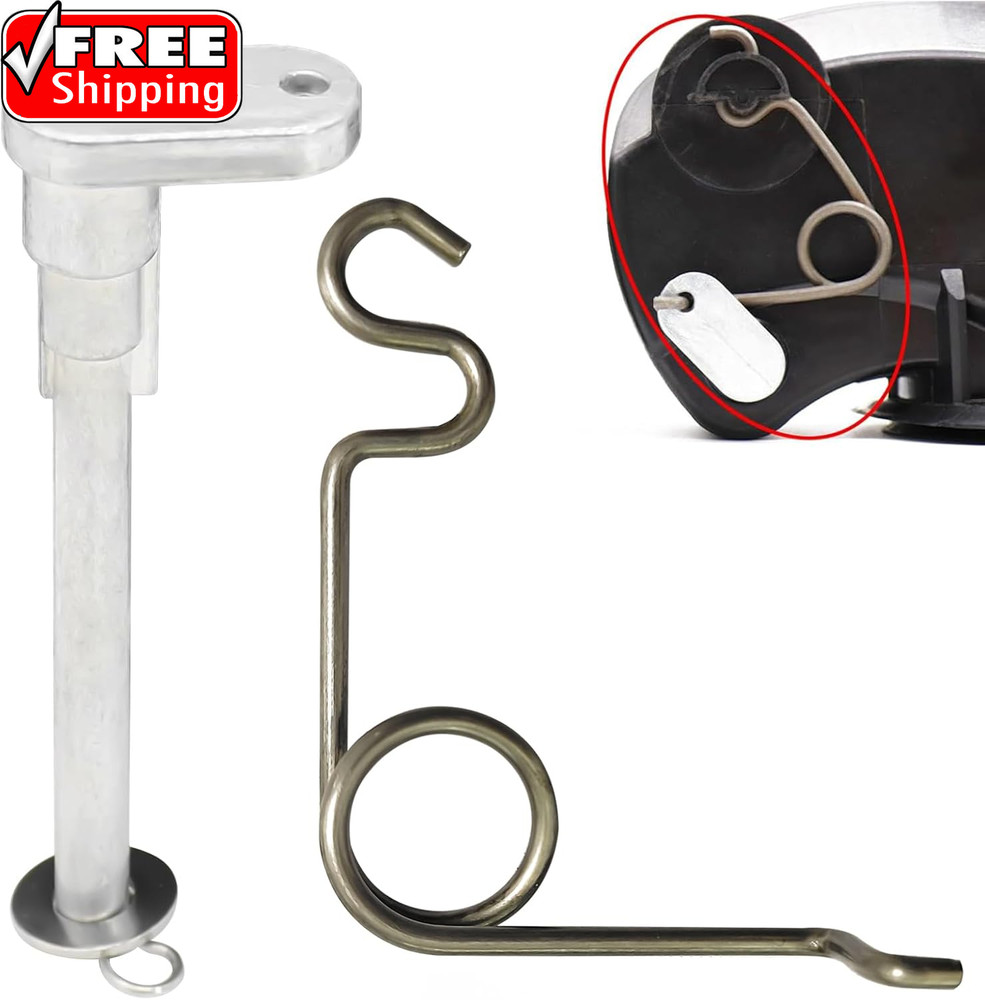 Fuel Door Hinge Pin with Gas Door Spring, for 2015-2024 F150 Loose Gas Cap Perma