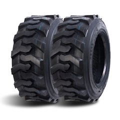 Two 10-16.5 Skid Steer Loader Tires Heavy Duty 10PR SKS Industrial tire Tubeless