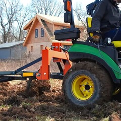 3 Pt Quick Hitch for Cat 1 & 2 Tractors Attachments W/ 2″ Receiver Hitch 3000 LB