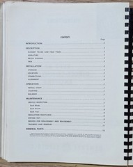 1955 Cummins 150kw Generator Operation, Maintenance, Parts Manual