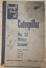 CAT CATERPILLAR NO 12 12E MOTOR GRADER SERVICE SHOP REPAIR MANUAL 8T 70D 71D 80C