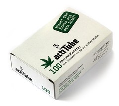 actiTube Activated Charcoal Pipe Filters – 8.4mm x 35mm 100 Count (Pack of 1)