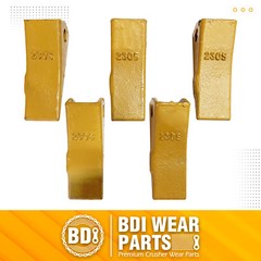 23 230 Series 230S Bucket Teeth with 23TF Flex Pins for Hensley Excavator – 5PK