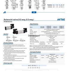 AirTAC 12V 24V 110V 220V Pneumatic Electric Solenoid Air Valve 5 Way 2 Position