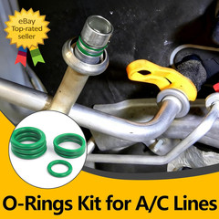 485 Pc Metric AC O Ring Kit R12 R134A Car Air Conditioning Seal Set Green