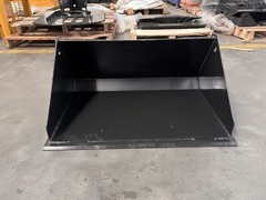 AGT 32 inch Toothless Bucket for Mini Skid Steer Loader Bucket Without Teeth