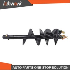 Labwork 12″ x 48″ Digger Auger Bit Attachment, 2″ Hex Compatible