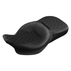 2-Up Rider Passenger Seat for Road King Street Glide 2009-2023 Black