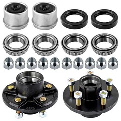 5 Lug Trailer Hub,5 on 4.5” Trailer Hub for 3500 lbs 1-1/16” Trailer Axle, 5 …