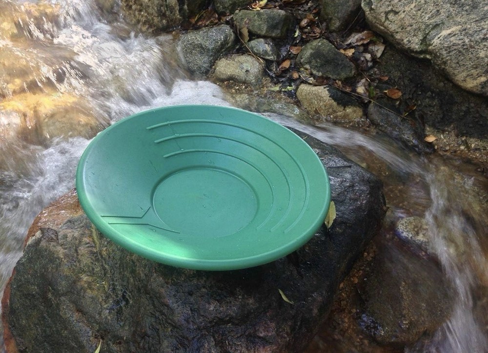 Montana Miner Metals Green Gold Panning Pan Prospecting Gold Pan