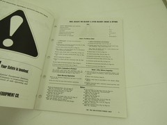 New Idea 704 Uni-System Power Unit Operator’s Manual GMC V-6 Engine